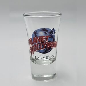 Planet Hollywood, Las Vegas, Souvenir Shot Glass: Flared Rim 2 oz. Shotglass